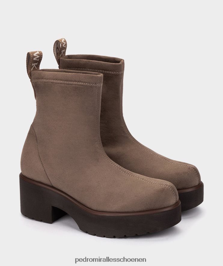 enkel laarzen Pedro Miralles Chamonix ante strech taupe BV6H8F336