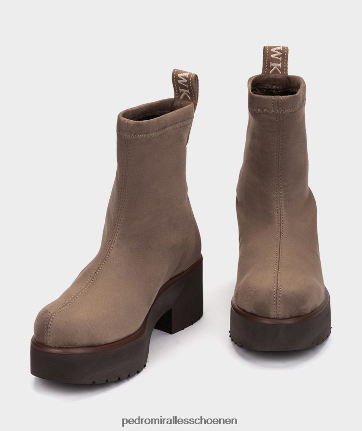 enkel laarzen Pedro Miralles Chamonix ante strech taupe BV6H8F336