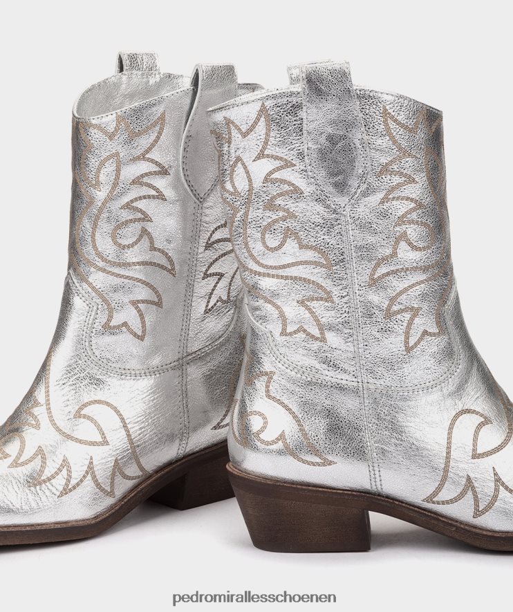 enkel laarzen Pedro Miralles Virginia kristal metaal plata BV6H8F358