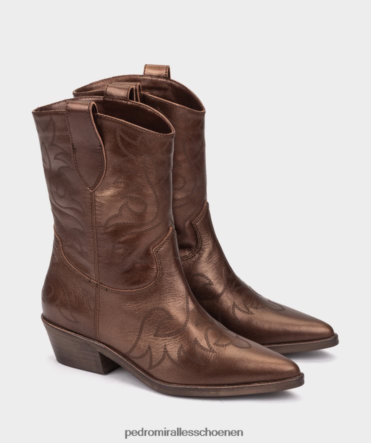 enkel laarzen Pedro Miralles Virginia nacar brons BV6H8F355