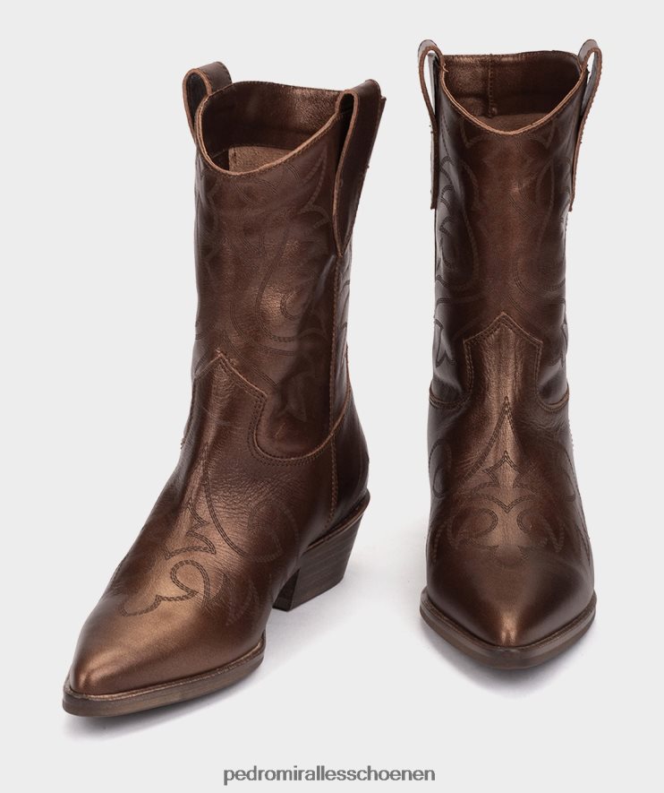 enkel laarzen Pedro Miralles Virginia nacar brons BV6H8F355