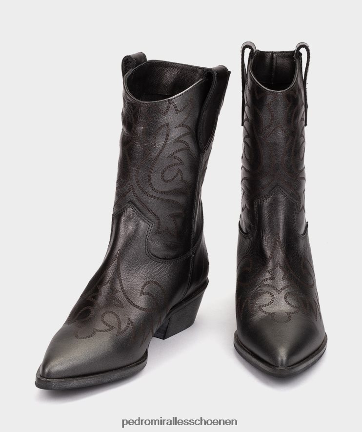 enkel laarzen Pedro Miralles Virginia nacar neger BV6H8F357