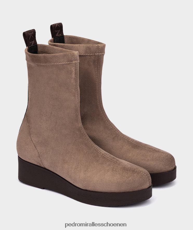 enkel laarzen Pedro Miralles burano ante strech taupe BV6H8F406