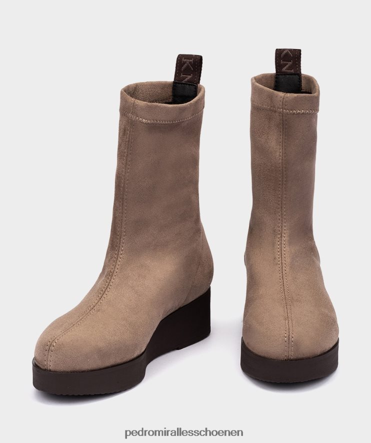 enkel laarzen Pedro Miralles burano ante strech taupe BV6H8F406