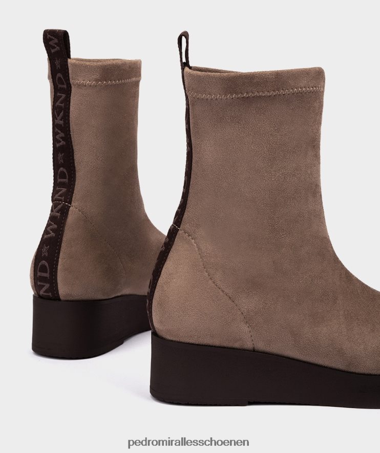 enkel laarzen Pedro Miralles burano ante strech taupe BV6H8F406