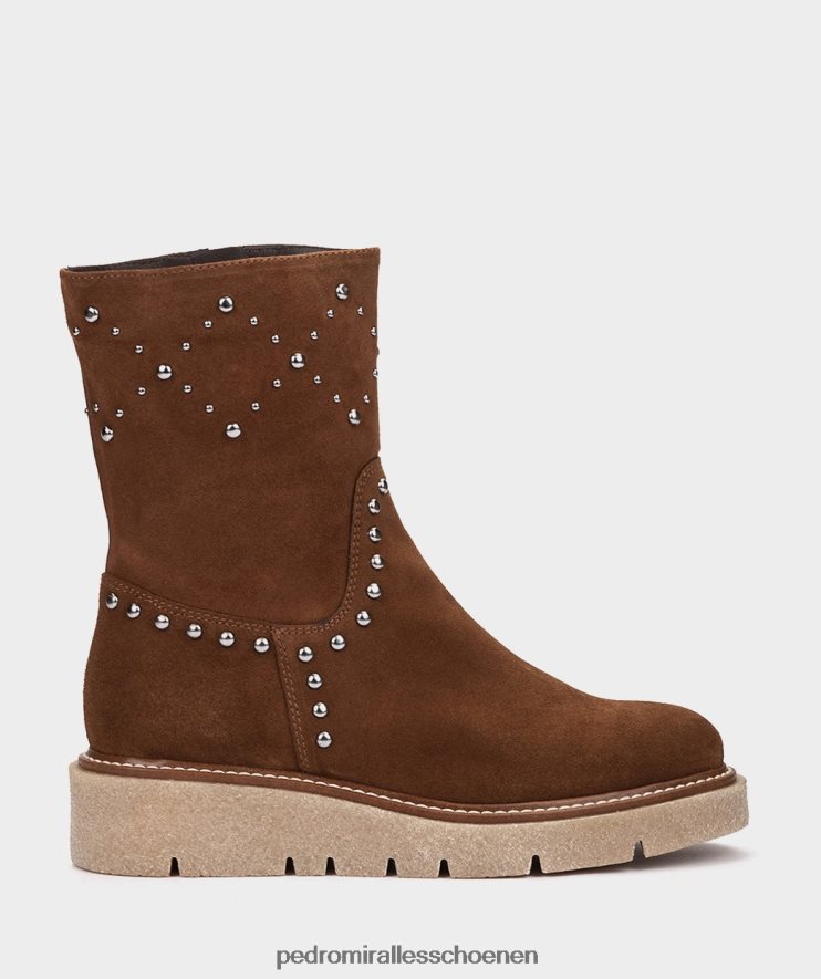 enkel laarzen Pedro Miralles jijona velours tabaco BV6H8F376