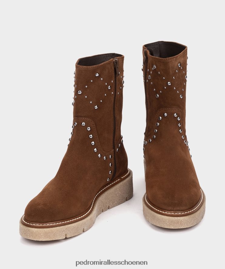 enkel laarzen Pedro Miralles jijona velours tabaco BV6H8F376