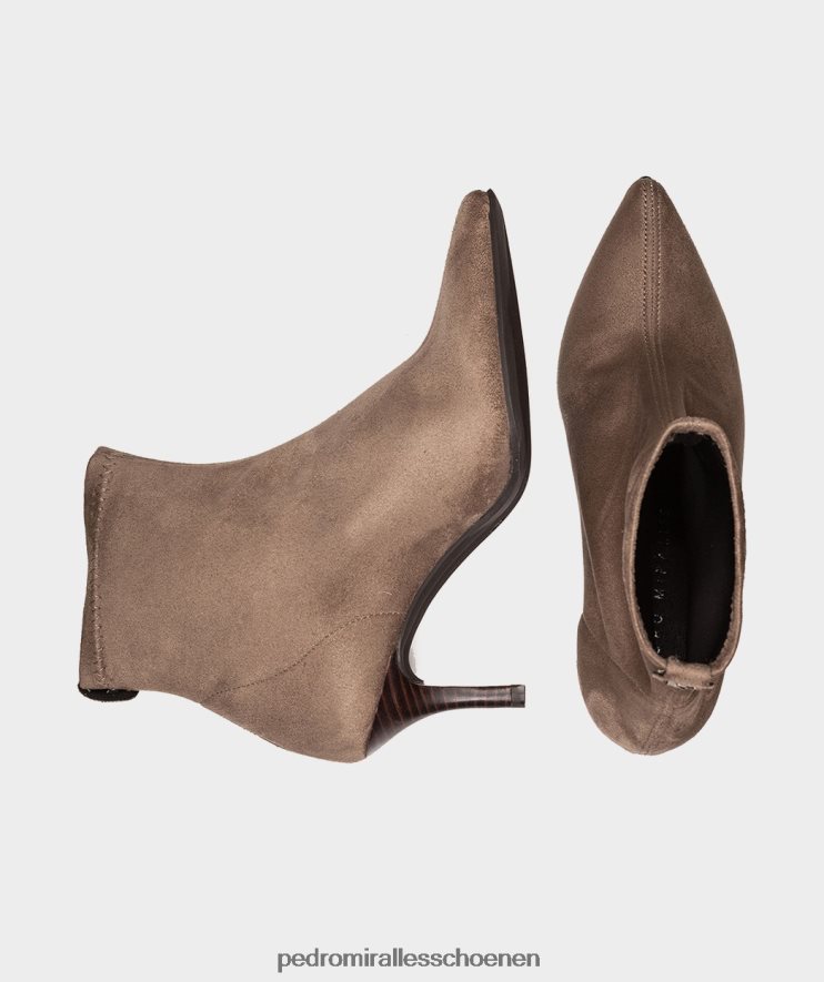 enkel laarzen Pedro Miralles kobe ante strech taupe BV6H8F403