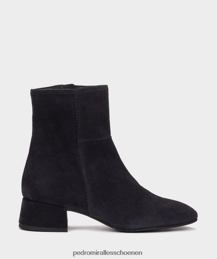 enkel laarzen Pedro Miralles korba velours marine BV6H8F374