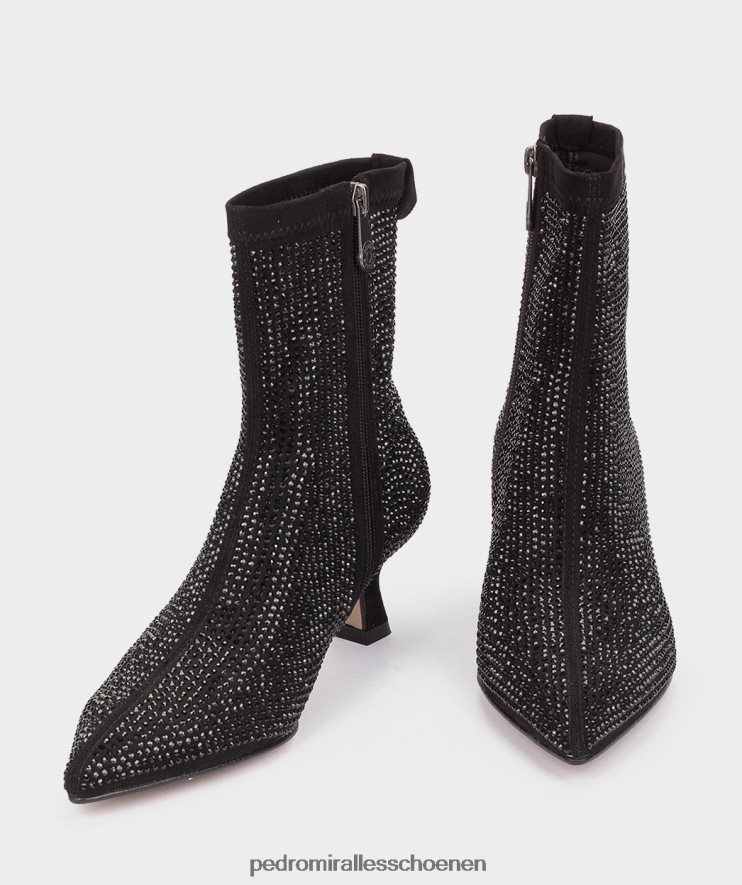 enkel laarzen Pedro Miralles lavalet ante strech neger BV6H8F443