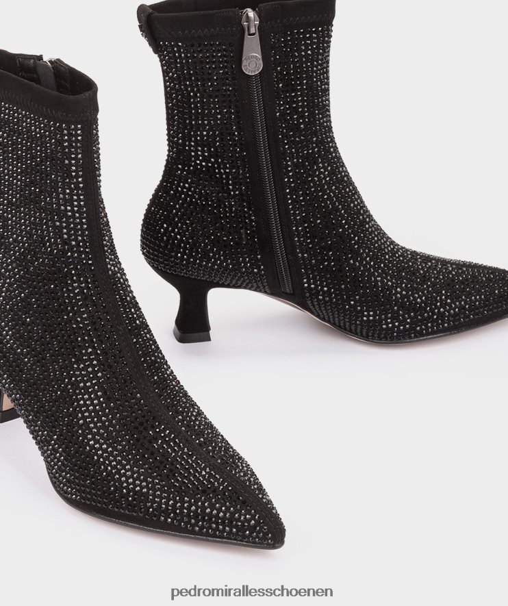 enkel laarzen Pedro Miralles lavalet ante strech neger BV6H8F443