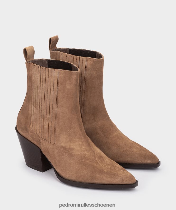 enkel laarzen Pedro Miralles quena velours birra BV6H8F315