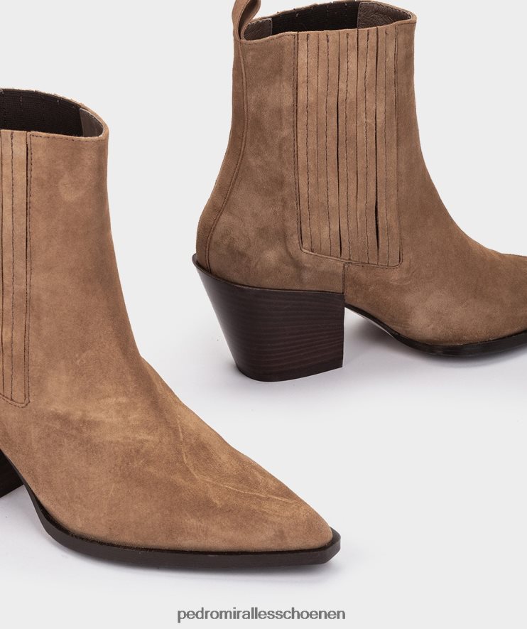 enkel laarzen Pedro Miralles quena velours birra BV6H8F315
