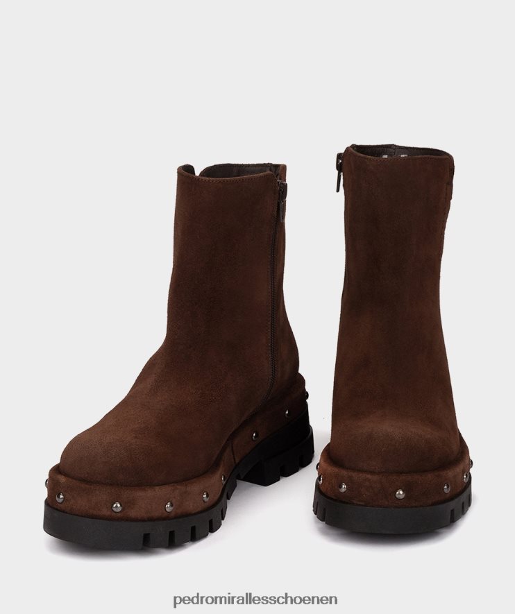 enkel laarzen Pedro Miralles rivierton velours pompei BV6H8F323