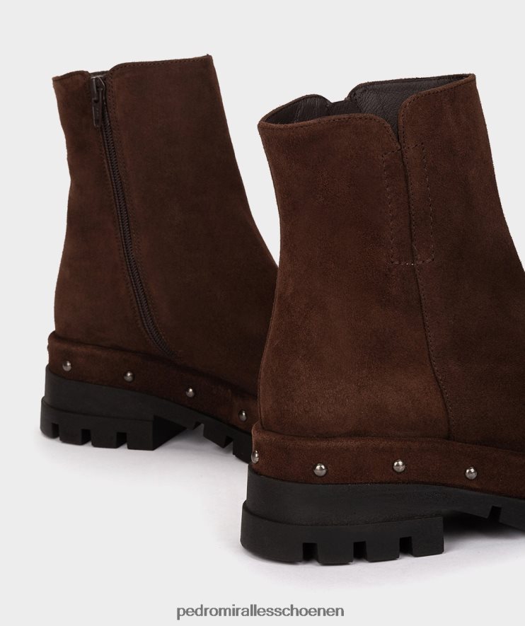 enkel laarzen Pedro Miralles rivierton velours pompei BV6H8F323