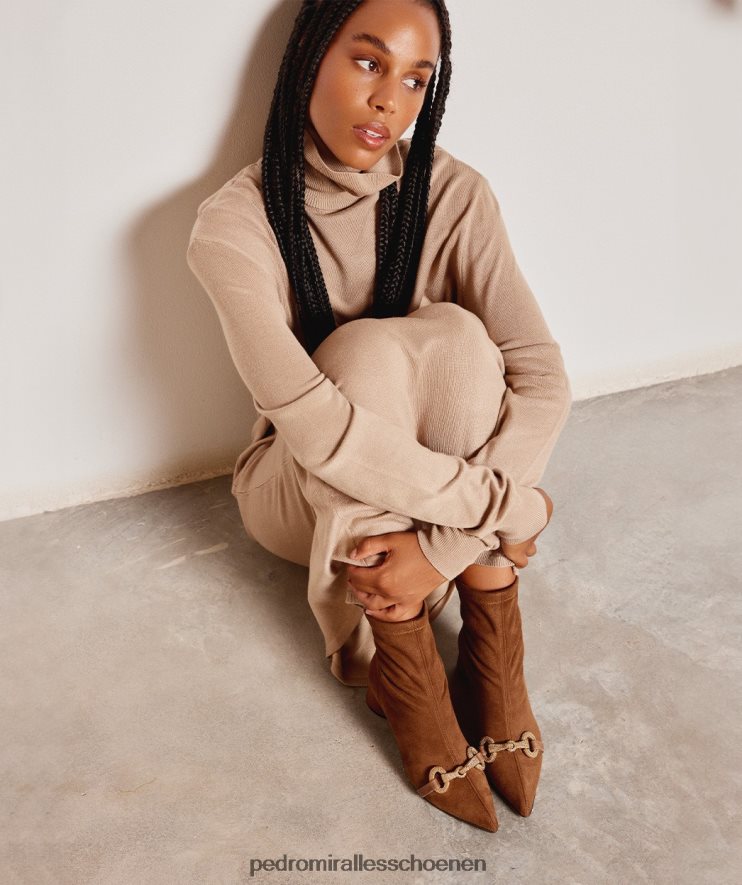 enkel laarzen Pedro Miralles tula ante stretch tabaco BV6H8F328