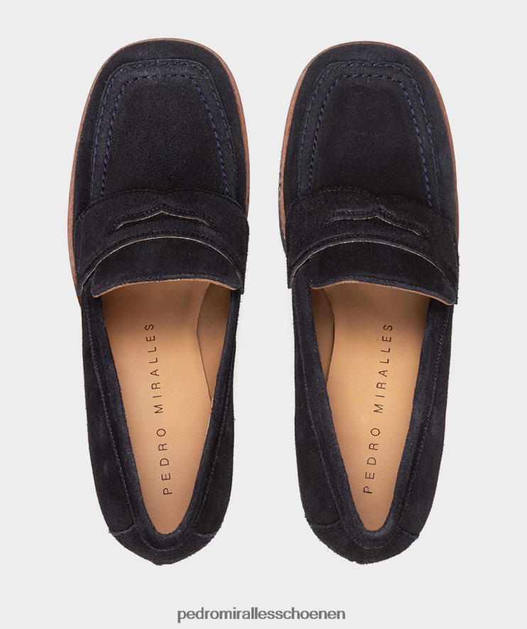 instappers Pedro Miralles friburgo velours marine BV6H8F467