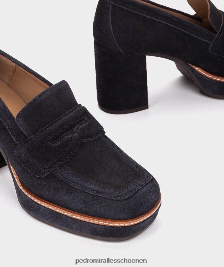 instappers Pedro Miralles friburgo velours marine BV6H8F467