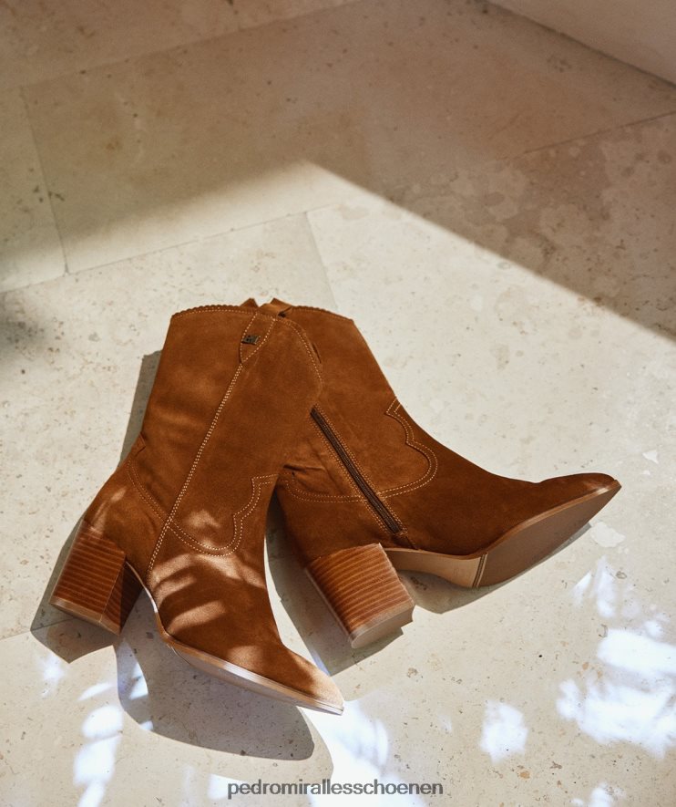 laarzen Pedro Miralles Arkansas velours tabaco BV6H8F484
