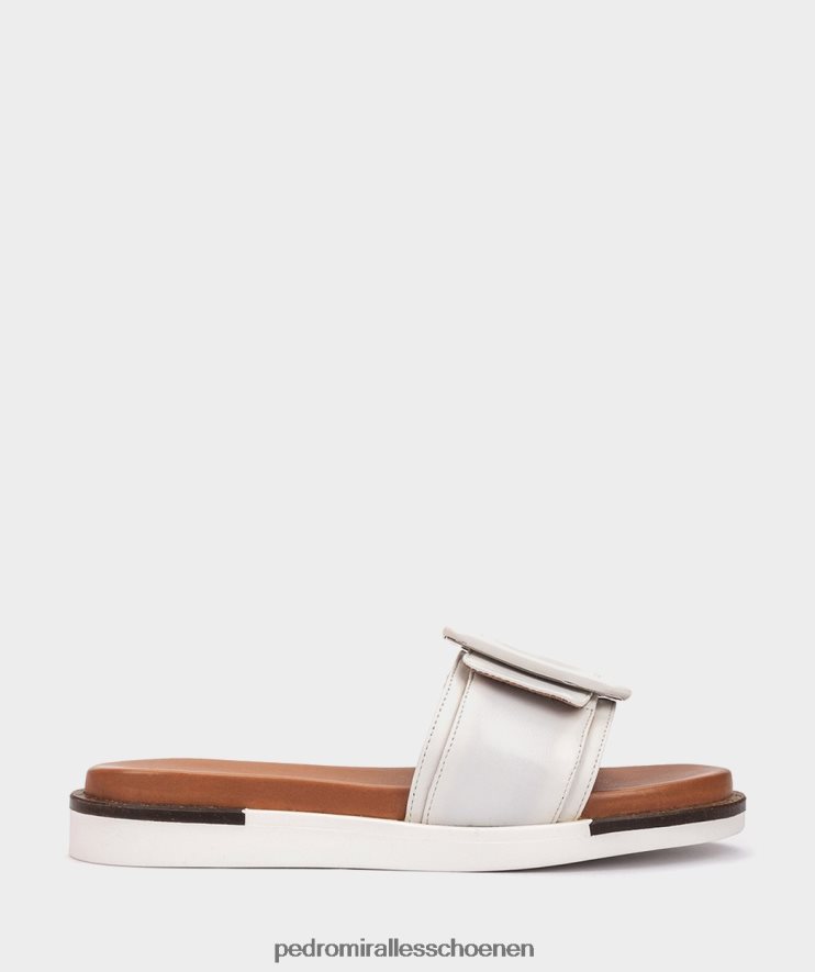 platte sandalen Pedro Miralles Marsala venecia blanco BV6H8F310
