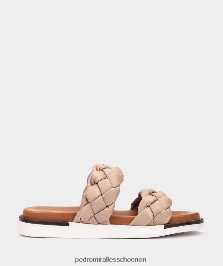 platte sandalen Pedro Miralles amara trenza taupe BV6H8F309