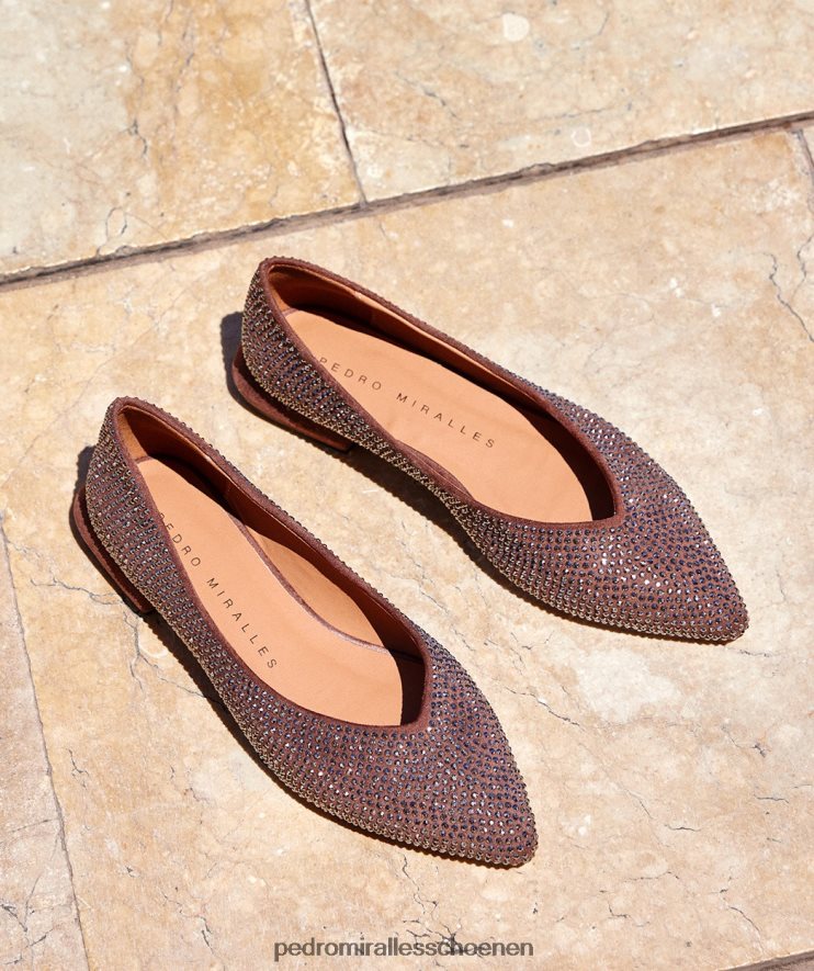 platte schoenen Pedro Miralles broadway ante strech taupe BV6H8F159