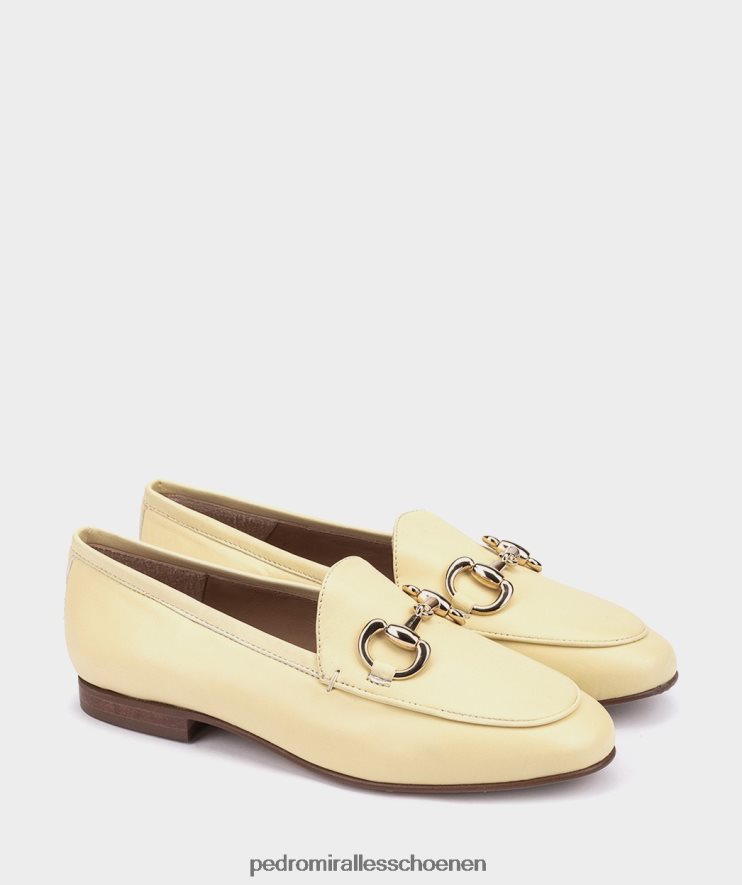 platte schoenen Pedro Miralles knoeien natuurlijk oker BV6H8F175