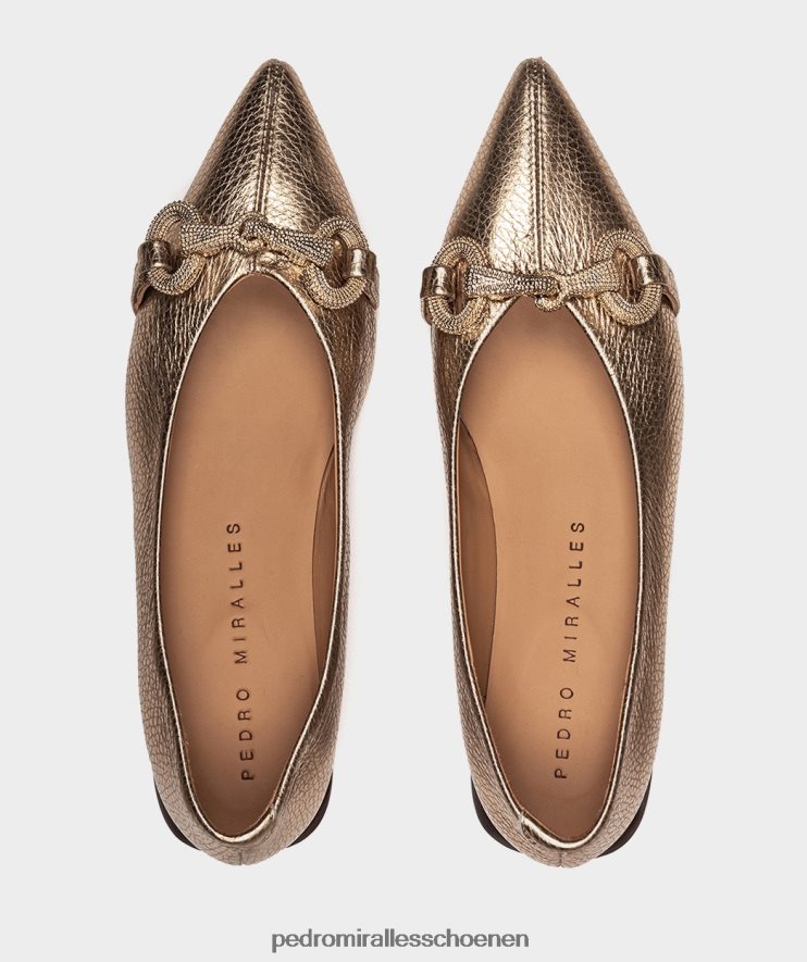 platte schoenen Pedro Miralles meroua nucleometaal platino BV6H8F160