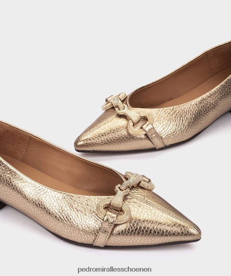 platte schoenen Pedro Miralles meroua nucleometaal platino BV6H8F160