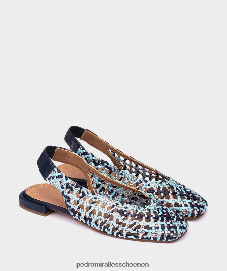 platte schoenen Pedro Miralles olimpia trenza multi-azules BV6H8F170