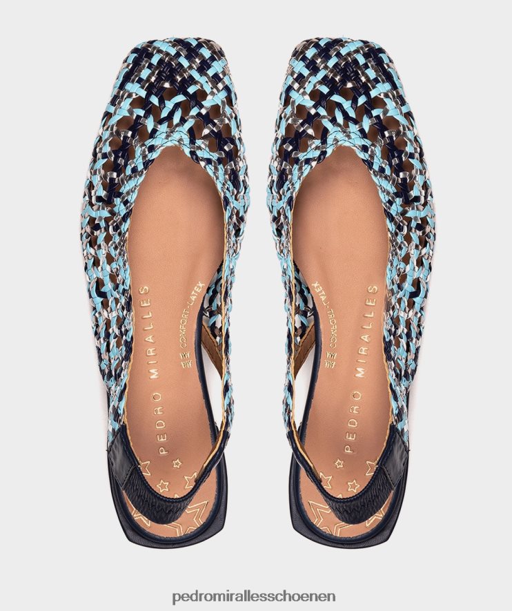 platte schoenen Pedro Miralles olimpia trenza multi-azules BV6H8F170