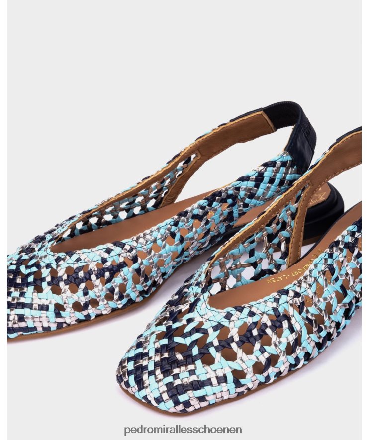 platte schoenen Pedro Miralles olimpia trenza multi-azules BV6H8F170