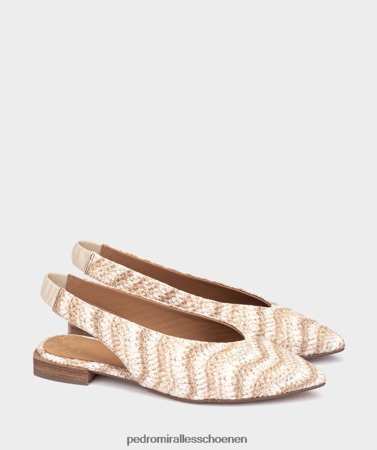 platte schoenen Pedro Miralles palma gehaakte cipria BV6H8F168
