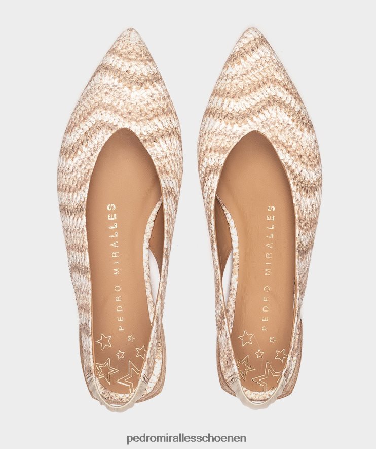 platte schoenen Pedro Miralles palma gehaakte cipria BV6H8F168