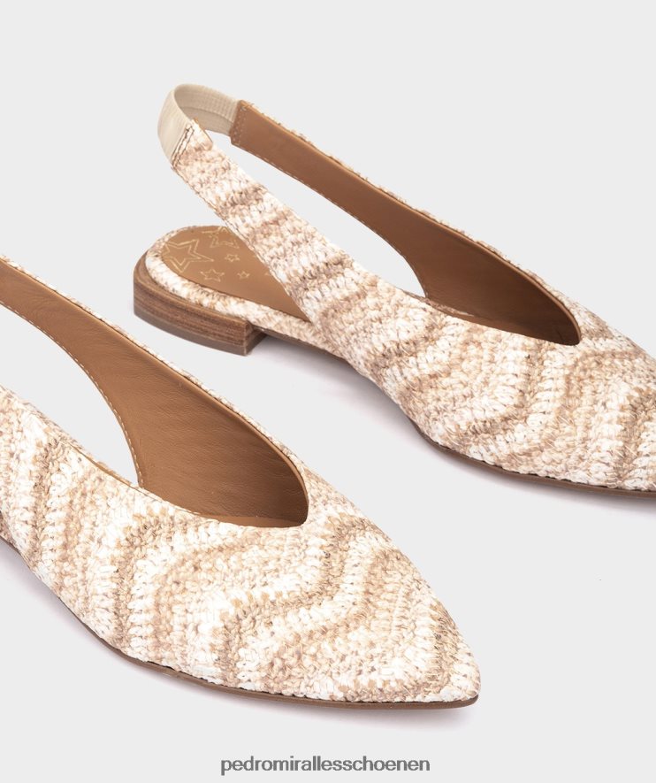 platte schoenen Pedro Miralles palma gehaakte cipria BV6H8F168