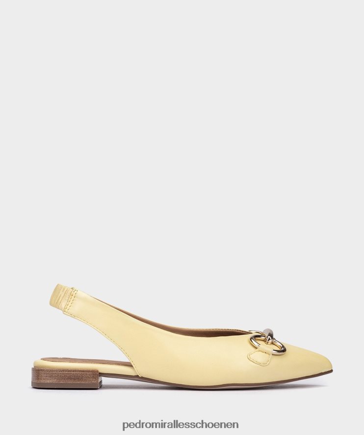 platte schoenen Pedro Miralles soria natuurlijk oker BV6H8F556