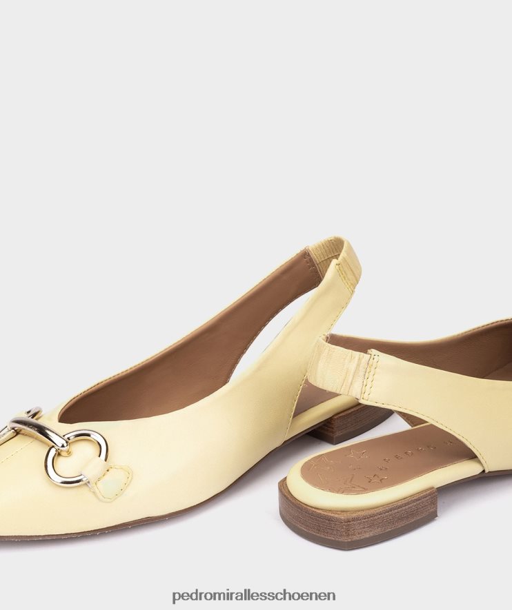 platte schoenen Pedro Miralles soria natuurlijk oker BV6H8F556