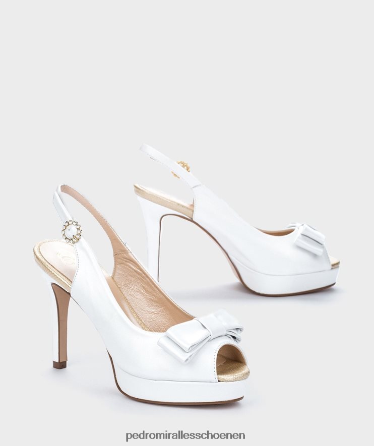 Sandalen met hak Pedro Miralles Amsterdam nacarado perla BV6H8F145