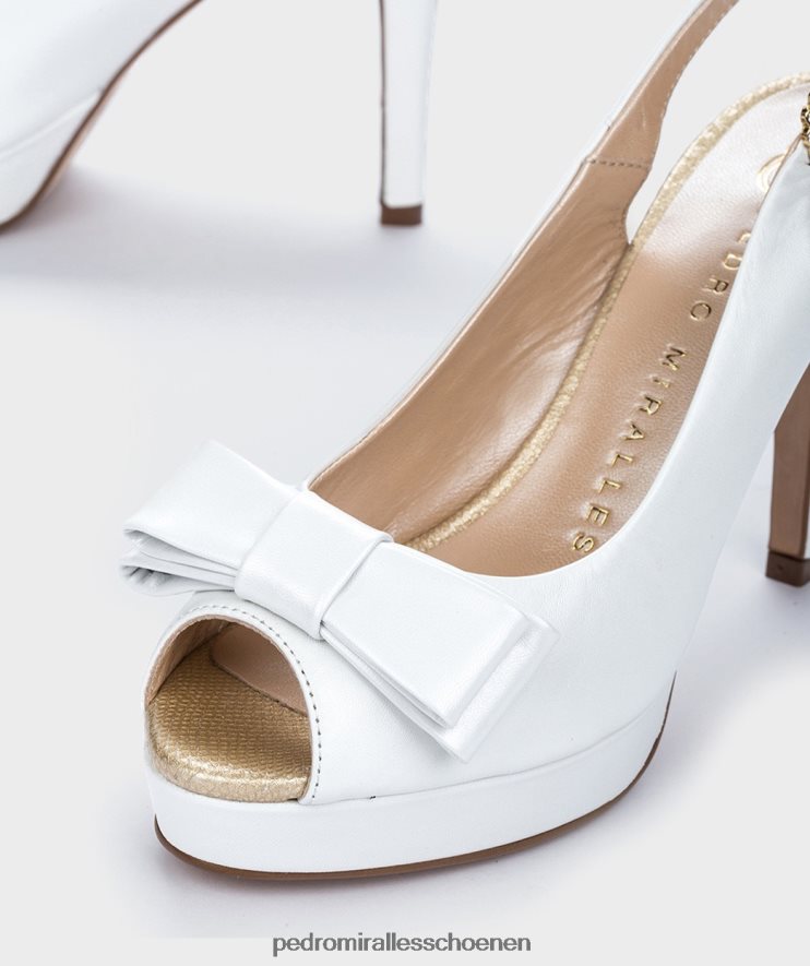 Sandalen met hak Pedro Miralles Amsterdam nacarado perla BV6H8F145