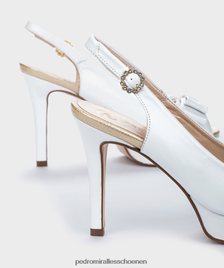 Sandalen met hak Pedro Miralles Amsterdam nacarado perla BV6H8F145