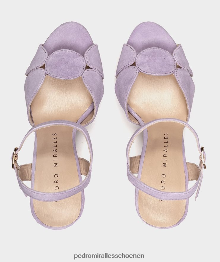 Sandalen met hak Pedro Miralles Bali ante malva BV6H8F31