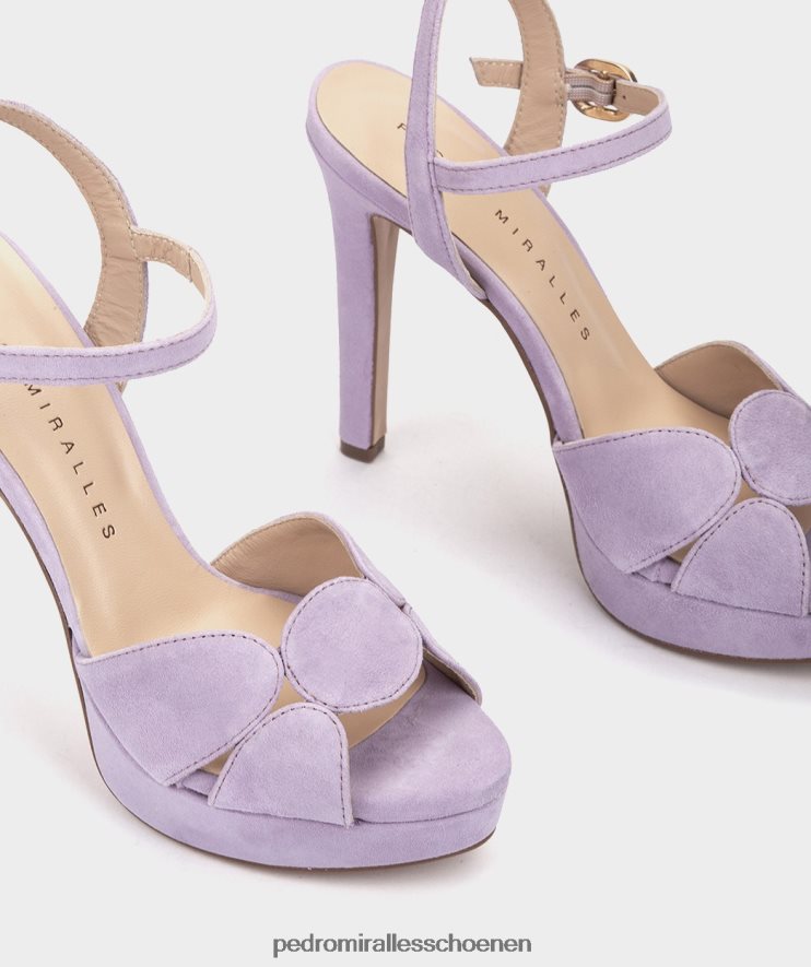 Sandalen met hak Pedro Miralles Bali ante malva BV6H8F31