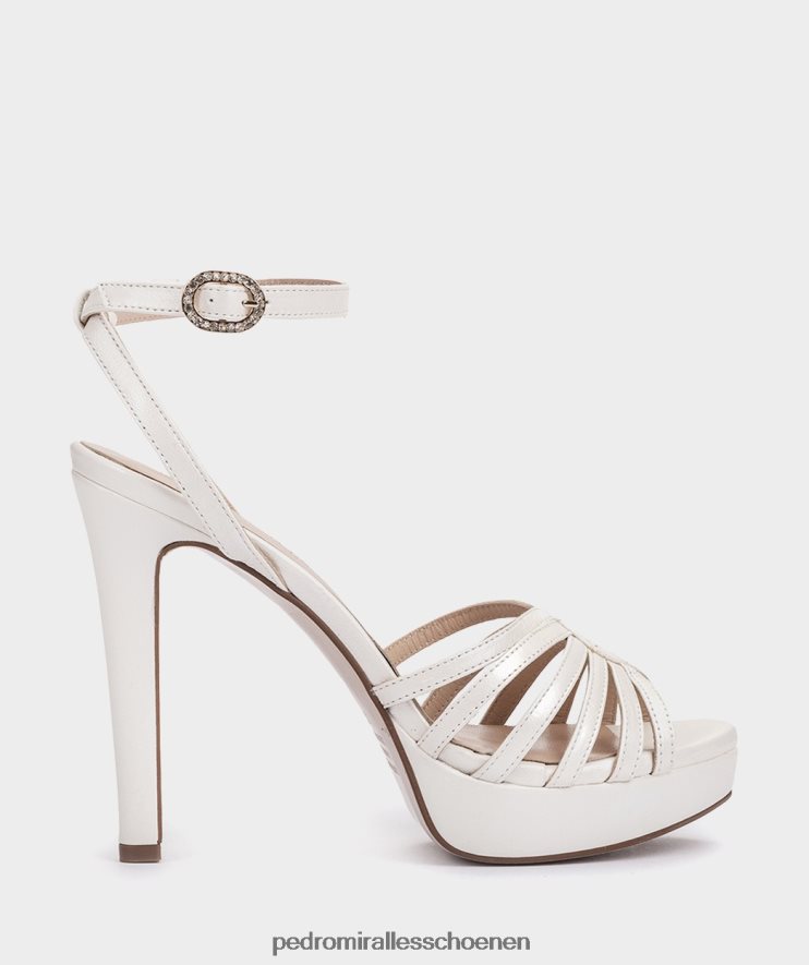 Sandalen met hak Pedro Miralles Ethiopië nacarado perla BV6H8F29