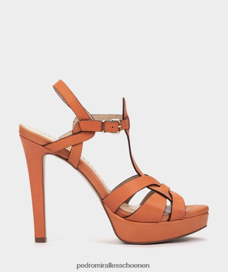 Sandalen met hak Pedro Miralles Kopenhagen alfa oranje BV6H8F90