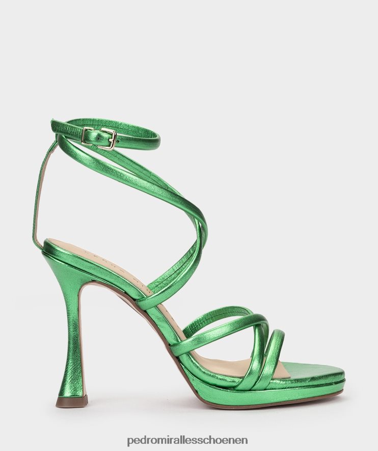 Sandalen met hak Pedro Miralles Las Vegas napa-metaal agata BV6H8F152