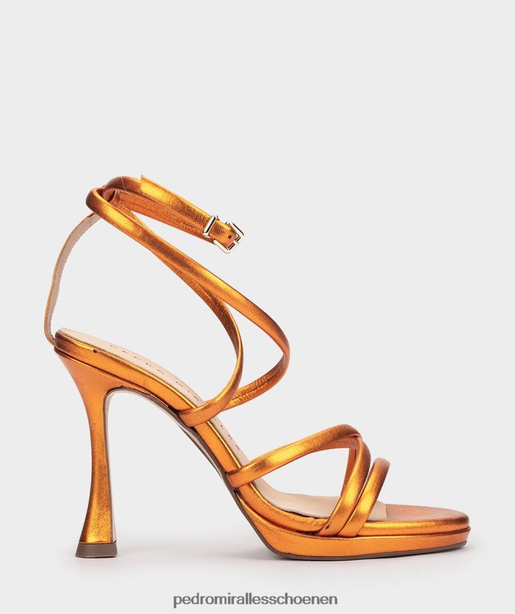 Sandalen met hak Pedro Miralles Las Vegas napa metaal natron BV6H8F153