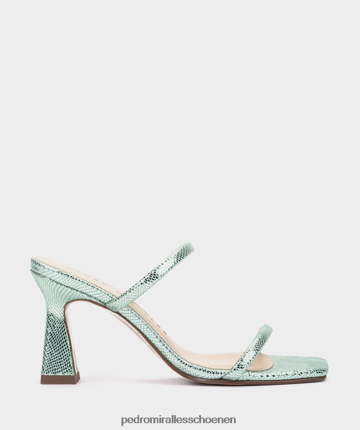 Sandalen met hak Pedro Miralles Laurens serpiente metalen mica BV6H8F7