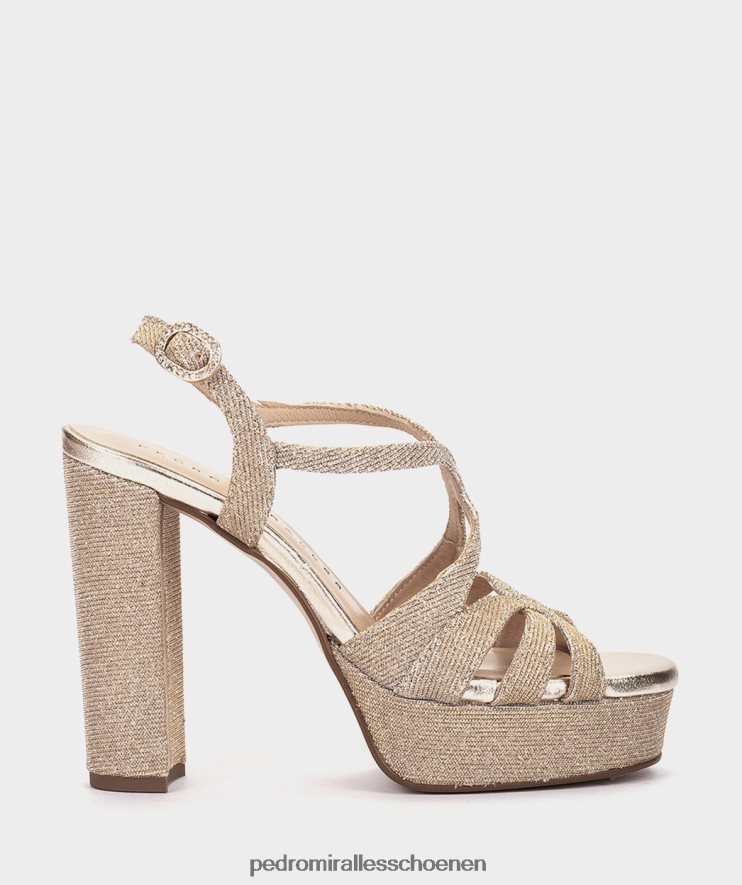 Sandalen met hak Pedro Miralles Malawi nadia platina BV6H8F39