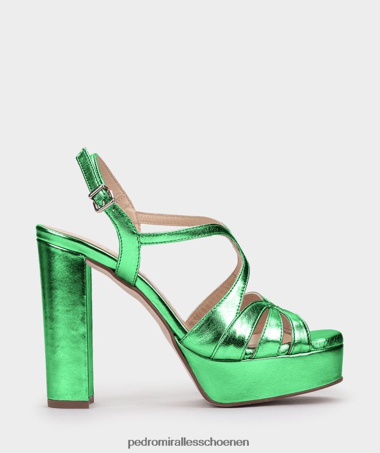 Sandalen met hak Pedro Miralles Malawi napa-metaal agata BV6H8F115