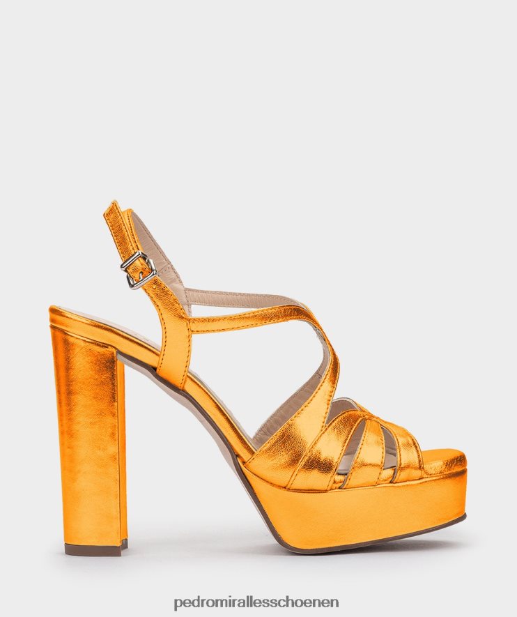 Sandalen met hak Pedro Miralles Malawi napa metaal natron BV6H8F116